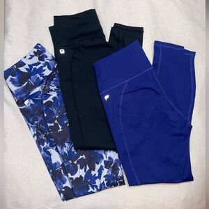 Women’s Fabletics High Waisted Powerhold Leggings, Size Small, Length Short